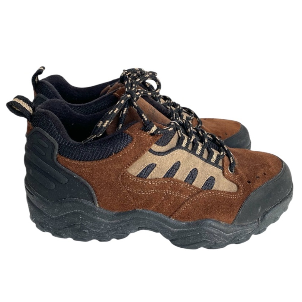 Northwest Territory Suede Hiking Shoes Brown Black Trail Outdoor 8.5